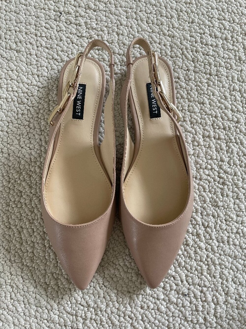 NEW IN BOX - Nine West Babby Dress Flats - size 6.5 purple